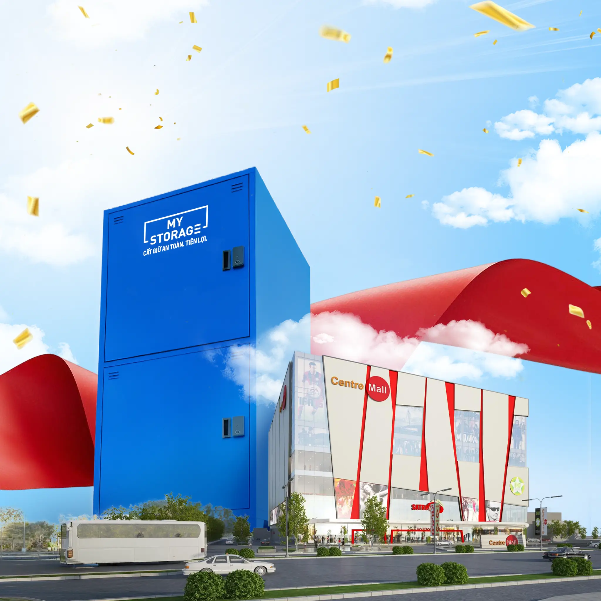 Centre Mall Vo Van Kiet 스마트 보관함