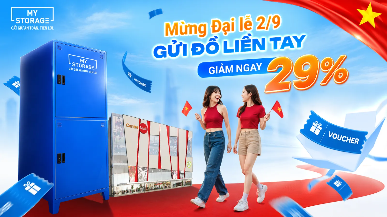 Mừng Đại lễ 2/9, gửi đồ liền tay, giảm ngay 29%