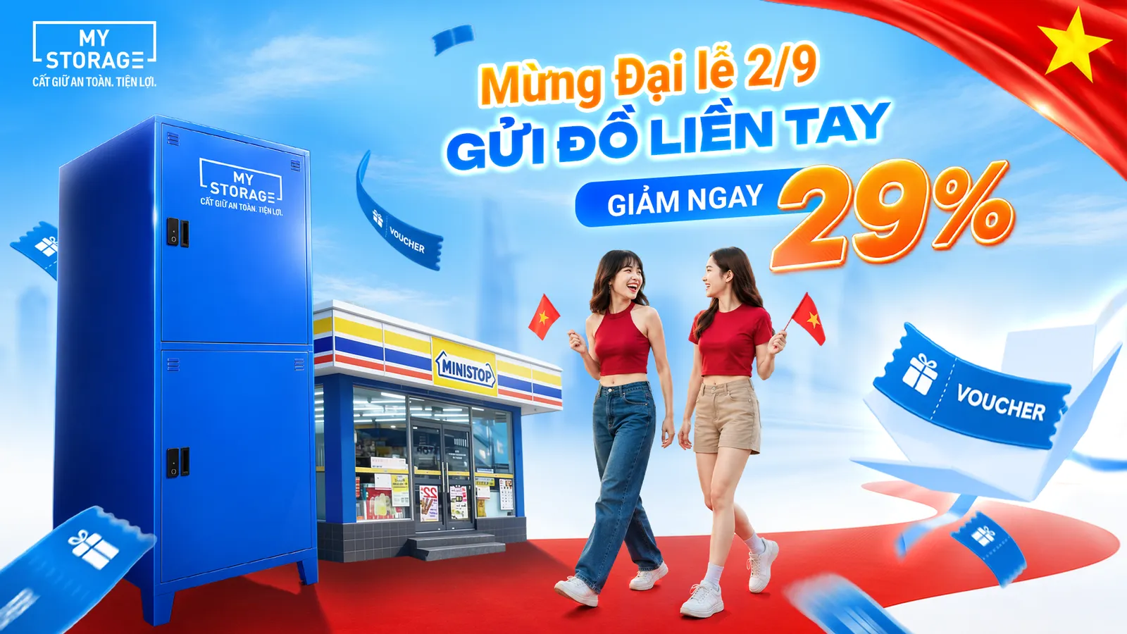 Mừng Đại lễ 2/9, gửi đồ liền tay, giảm ngay 29%