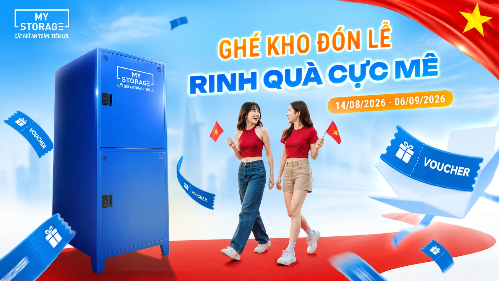 Mừng Đại lễ 2/9, gửi đồ liền tay, giảm ngay 29%